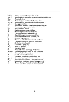 Modélisation de la Propagation des ondes Ultrasonsores sous PSPICE