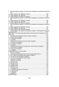 Le modèle du professeur conseiller est-il un bon modèle de référence?