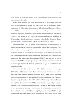 Allocation de Ressources pour les flux MBMS sur le réseau LTE-A