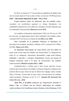 Facteurs des risques des maladies coronaires.