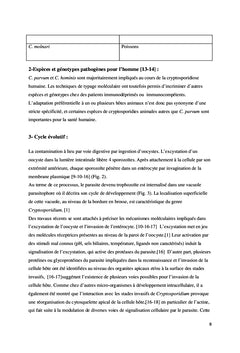 Le parasite Cryptosporidium sp chez les sujets souffrant de diarrhées