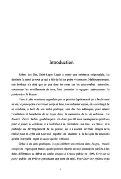 Saint-John Perse, ou le lyrisme à grande échelle