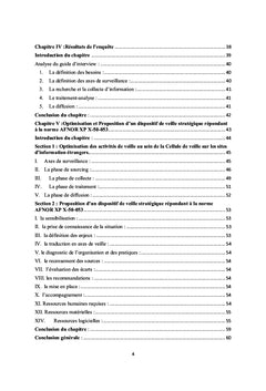 Etude du dispositif de veille du Ministère de la communication