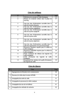 Etude du dispositif de veille du Ministère de la communication