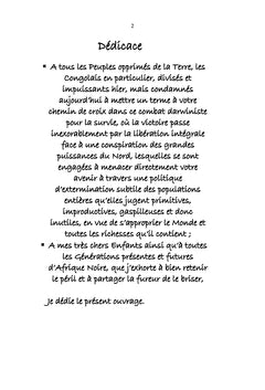 Ma plume d'or pour le pauvre Congo. Tome 1