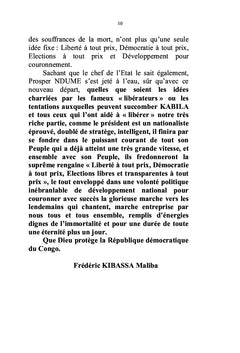 Ma plume d'or pour le pauvre Congo. Tome 1