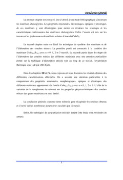 Les matériaux chalcopyrites en couches minces