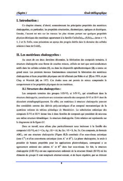 Les matériaux chalcopyrites en couches minces