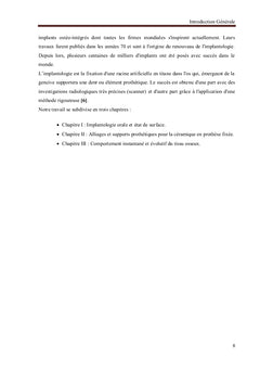 Comportement des Prothèses Dentaires