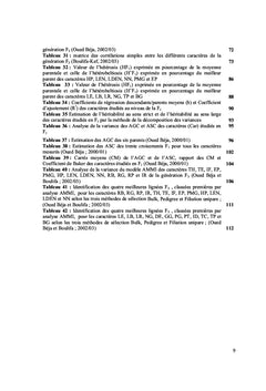 Amélioration Génétique de l'Orge de printemps (Hordeum vulgare L.)