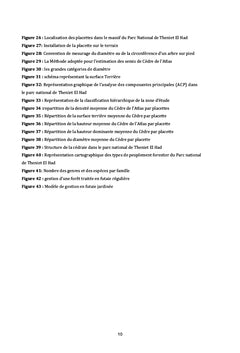 La typologie de la cédraie du Parc National de Théniet El Had
