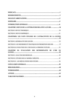 Les déterminants de l'investissement direct étranger