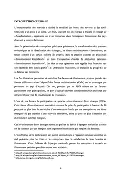 Les déterminants de l'investissement direct étranger