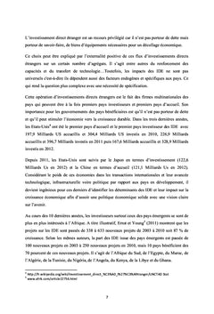 Les déterminants de l'investissement direct étranger