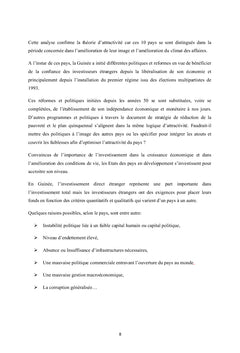 Les déterminants de l'investissement direct étranger