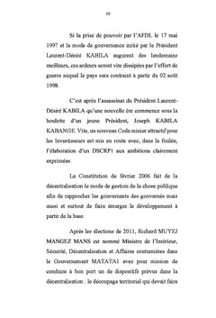 Richard MUYEJ MANGEZE MANS ou l'art de gouverner une Province-pilote