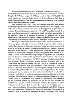 Résistance des vecteurs du paludisme aux insecticides au BURKINA FASO