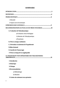 Le polytraumatisme