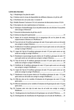 Tolérance aluminique et manganique chez les hybrides de maïs