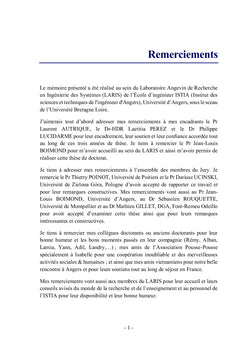 Déploiement de capteurs dédiés à identifier les paramètres du système