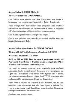 Suivi de l'obervance au traitement ARV des enfants de moins de 15 ans