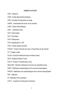 Suivi de l'obervance au traitement ARV des enfants de moins de 15 ans