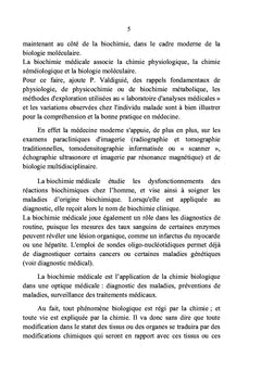 Biochimie médicale