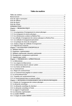 Didactique des Sciences Expérimentales