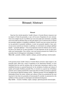 Homologue sphérique d'une pyramide Euclidienne