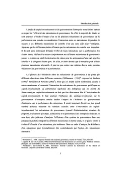 Gouvernement d'entreprise et performance
