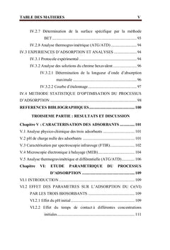 Biosorption du Chrome hexavalent