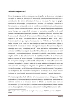 Déterminants de la croissance économique dans l'UEMOA
