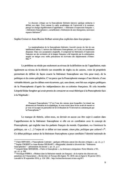 La poésie francophone selon Senghor