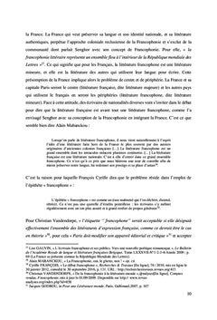La poésie francophone selon Senghor