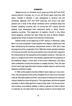 Histoire des baptistes au Dahomey-Bénin (1970 - 2010)