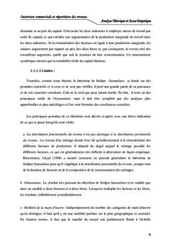 Ouverture Commerciale et Répartition des Revenus