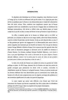 Rôle et place de la femme Congolaise au troisième millénaire