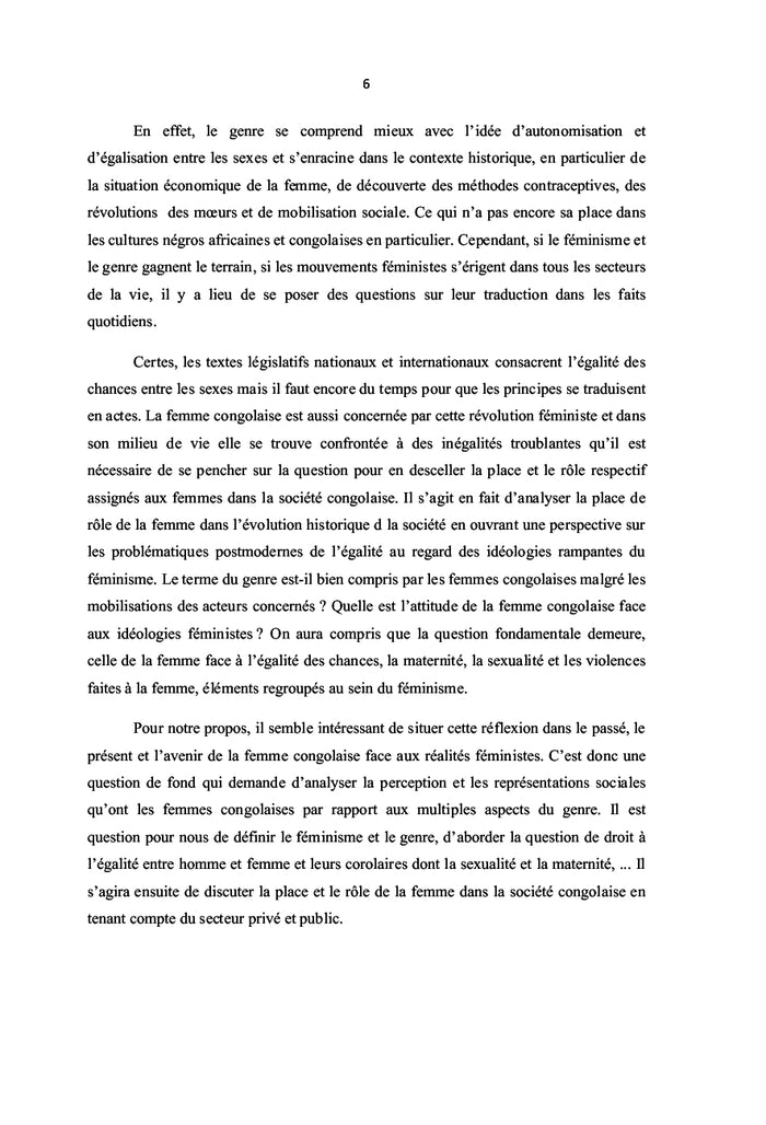 Rôle et place de la femme Congolaise au troisième millénaire