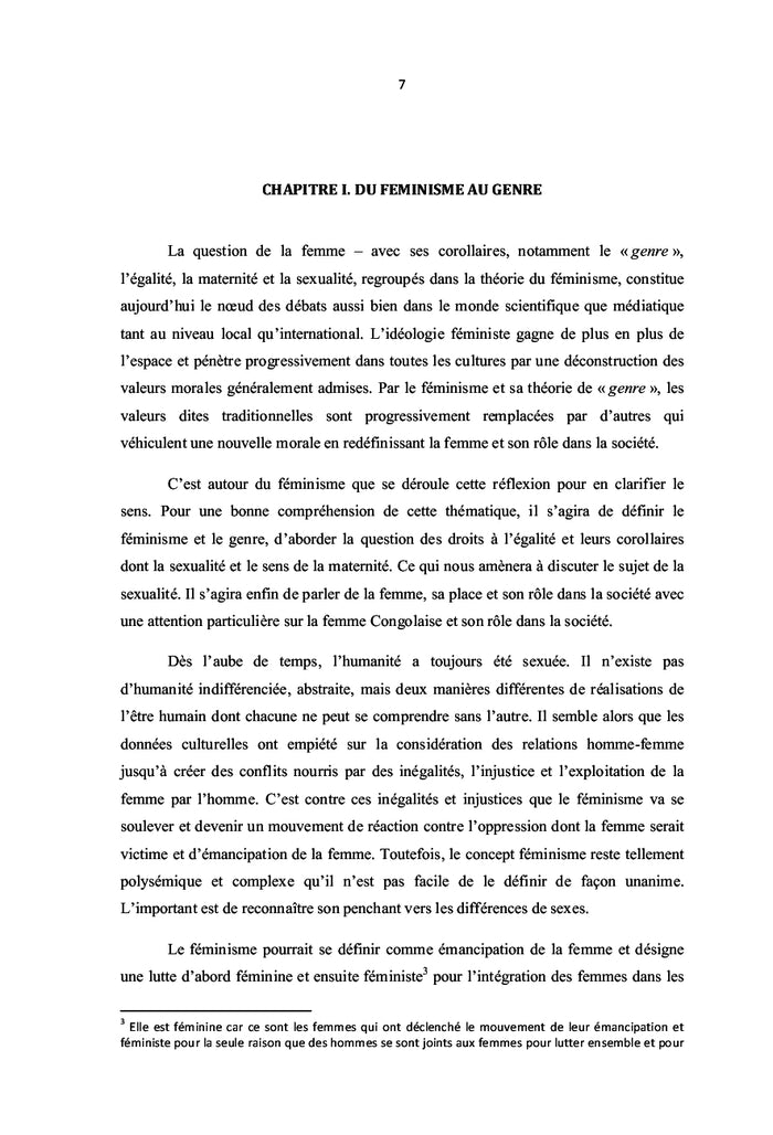 Rôle et place de la femme Congolaise au troisième millénaire