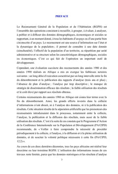 Recensements de la population : Des données pour le développement