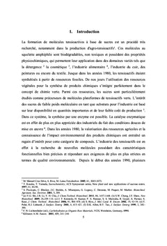 Les Bio-Tensioactifs à Base de Sucres