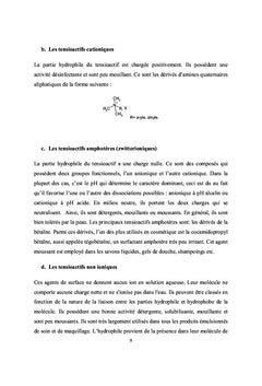 Les Bio-Tensioactifs à Base de Sucres