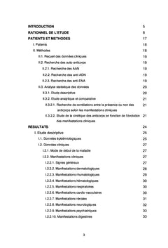Anticorps et Lupus Érythémateux Systémique