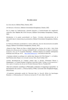 De la Crise de la Rationalité à la Poétique de l'Imprédictibilité