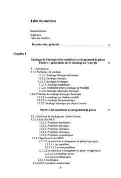 Stockage thermique de l'énergie solaire par la chaleur latente (MCPs)