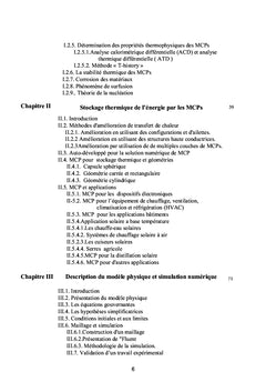 Stockage thermique de l'énergie solaire par la chaleur latente (MCPs)
