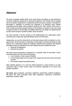 Résolution des problèmes de satisfaction des contraintes via SMA