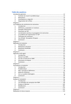 Résolution des problèmes de satisfaction des contraintes via SMA