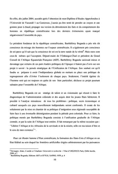 Barthélemy Boganda et La problématique de la succession