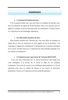 Essai d'isolement de quelques souches de shigelle